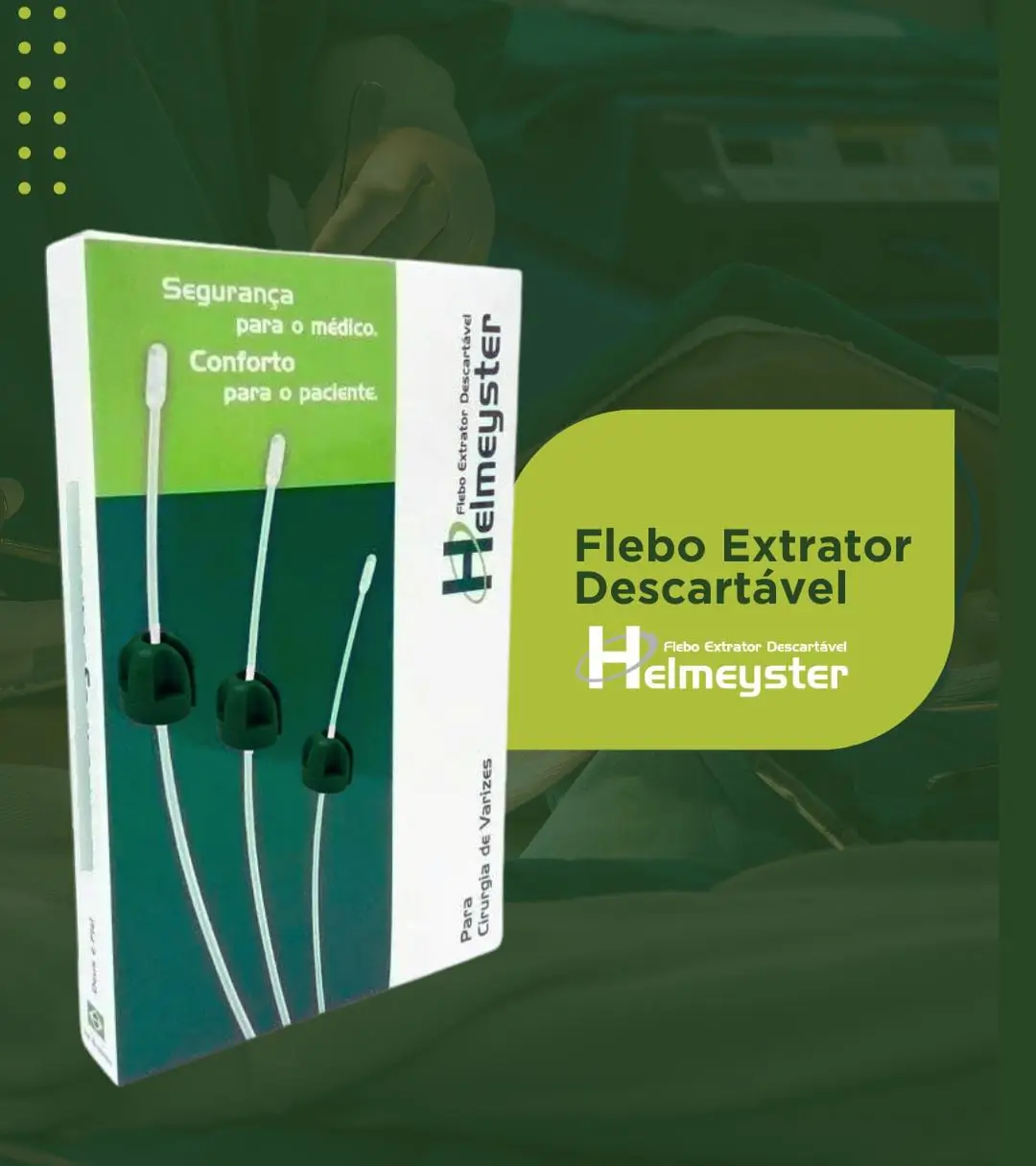 Flebo Extrator Descartável Helmeyster